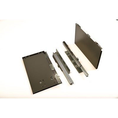 Kit cassetto MagicStar 1° Generazione H238mm (F) da 400mm, estrazione totale, colore grigio scuro image