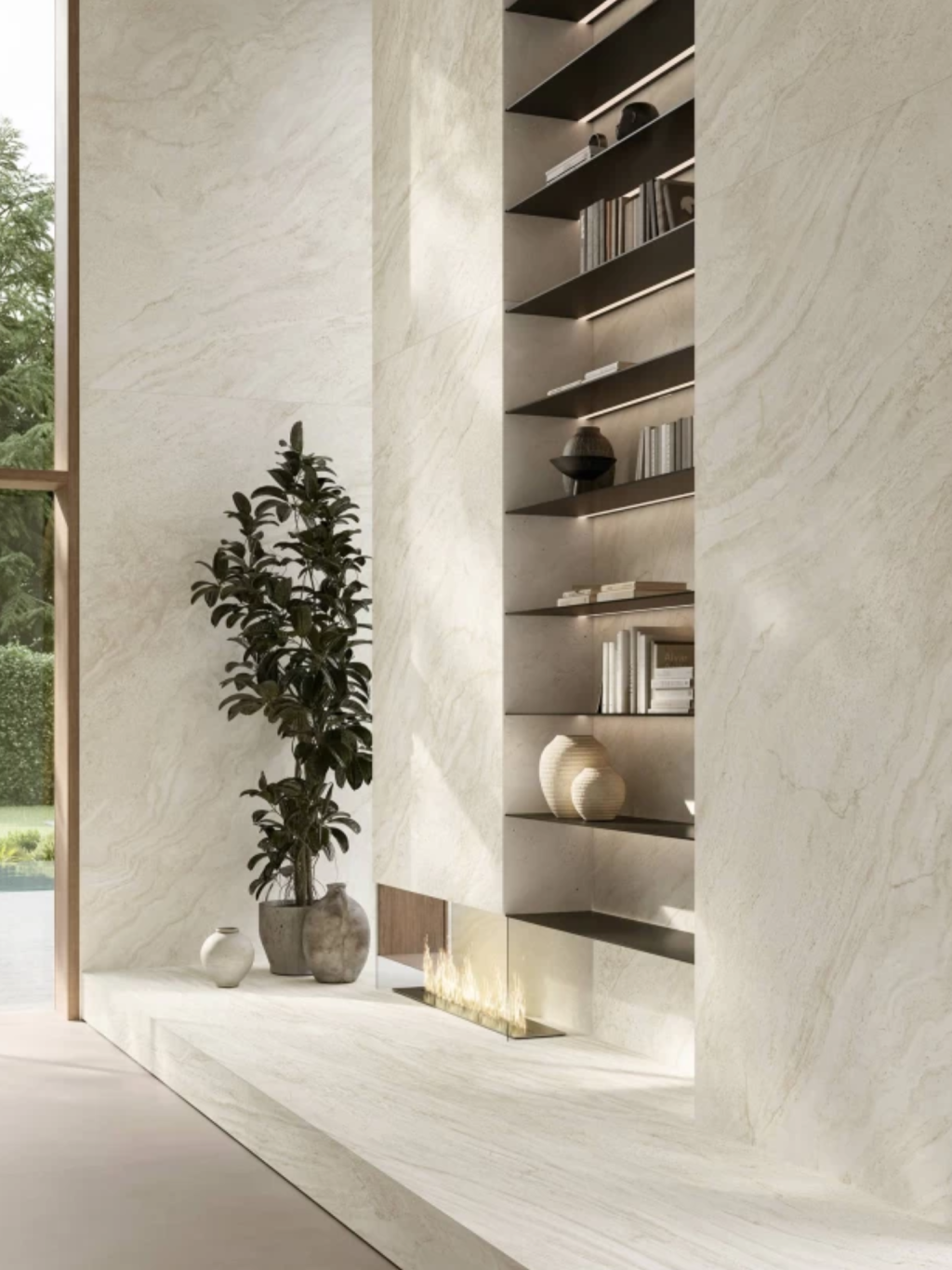 Travertino Halo White 2